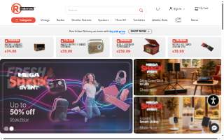 RadioShack website