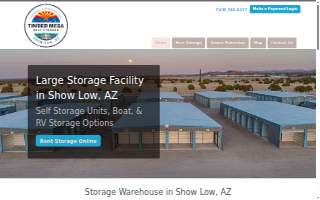 Timber Mesa Self Storage website