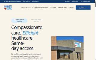 Carnett Clinic website