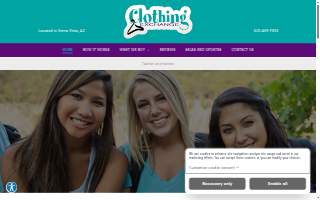 Clothing Exchange website