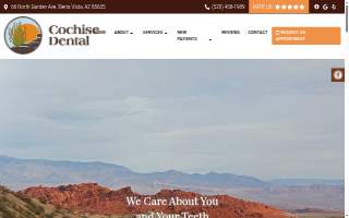 Cochise Dental website