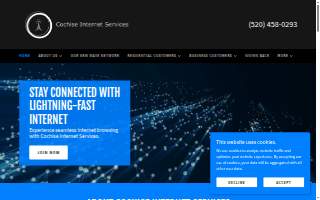 Cochise Internet Services website