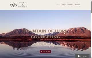 Fountain of Hope Counseling Inc. website