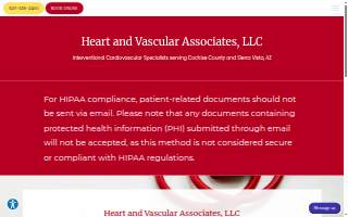 Heart and Vascular Associates website