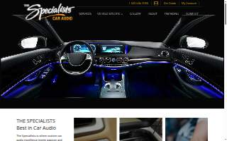 The Specialists - Car Audio & Window Tint website
