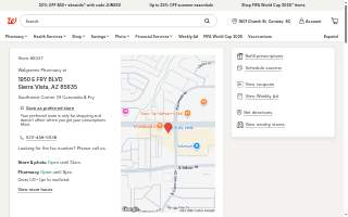 Walgreens Pharmacy website