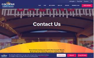 Cocopah Casino website