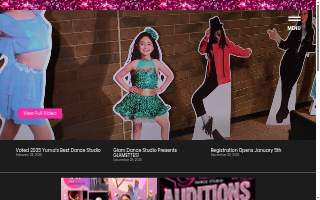 Glam Dance Studio By Cindy of Somerton website
