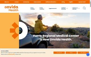 Onvida Health Pediatric Specialists website