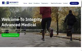 Integrity Advanced Medical of Sun City website