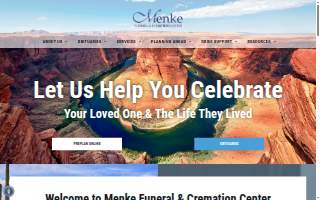 Menke Funeral & Cremation Center of Sun City website