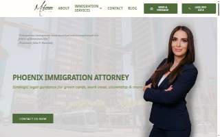 Milovic Law Firm of Sun City website