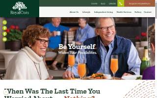 Royal Oaks Assisted Living website