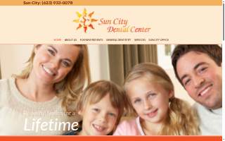 Sun City Dental Center website