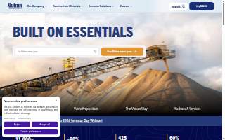 Vulcan Materials Company of Franklin website