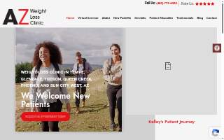 AZ Weight Loss Clinic website