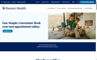 Banner Health Clinic of Sun City West website