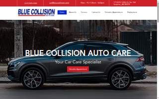 Blue Collision website