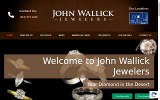 John Wallick Jewelers website