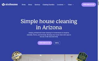 Sixth Sense Cleaning of Sun City West website