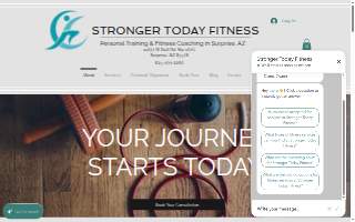Stronger Today Fitness of Sun City West website
