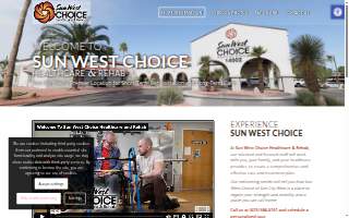 Sun West Choice Healthcare & Rehab website