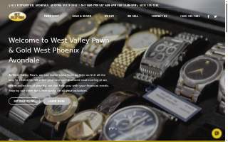 West Valley Pawn & Gold website