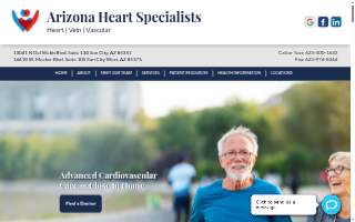 Arizona Heart Specialists of Surprise website