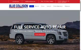 Blue Collision website