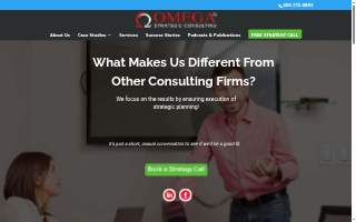 Omega Strategic Consulting website