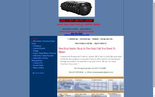 One Stop Septic Shop website