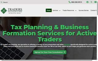 Traders Accounting website