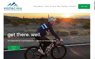 Vista Cima Wealth Management website