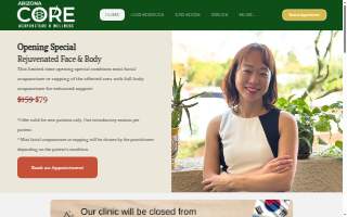 Arizona Core Acupuncture & Wellness website