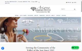 Arizona Diamond Center website