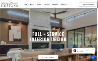 Ashley Stevens Designs website