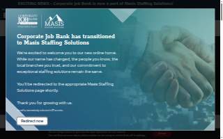 Corporate Job Bank – a Masis Staffing Company of Tempe website