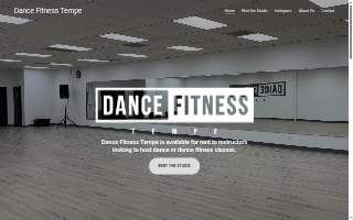 Dance Fitness Tempe website