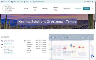 Hearing Solutions of Arizona website