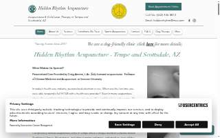 Hidden Rhythm Acupuncture website