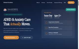 Kickstart Psychiatry – ADHD & Anxiety Specialists website