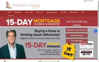 Legacy Lending USA website