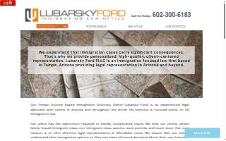 Lubarsky Ford Immigration Law Firm website