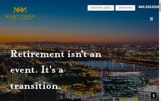 Martinsen Wealth Management of Tempe website