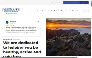 Resolute Tax Services website
