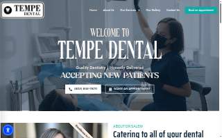 Tempe Dental website