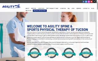 Agility Spine and Sports Physical Therapy website