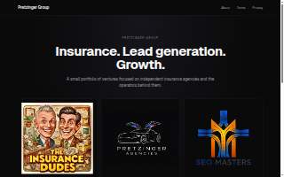 Allstate Insurance: The Pretzinger Agency website