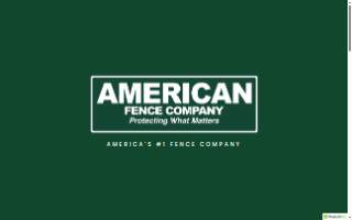 American Fence Co of Tucson website