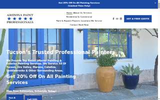 Arizona Paint Professionals website